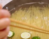 すだちが主役の鯖缶スパゲッティ作り方2写真