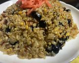 黒豆炒飯作り方6写真
