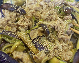 簡単！豚バラ焦がしネギとナス炒め作り方6写真