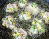 鶏むねとコーンとパセリ揚げ作り方4写真