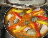 炊飯パエリア作り方9写真