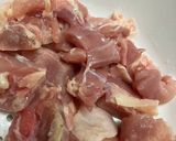 野菜たっぷり＆鶏肉ほかほかミルク鍋☆♬作り方2写真