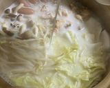 野菜たっぷり＆鶏肉ほかほかミルク鍋☆♬作り方5写真