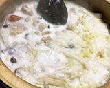 野菜たっぷり＆鶏肉ほかほかミルク鍋☆♬作り方6写真