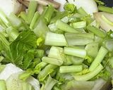 かぶと舞茸をベーコンでソテー作り方3写真