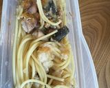 サバ缶のみぞれパスタ作り方3写真