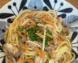 サバ缶のみぞれパスタ作り方4写真