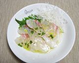 鯛のカルパッチョ（鮎魚醤）作り方4写真