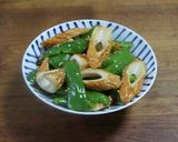 ピーマンと竹輪の塩炒め作り方5写真