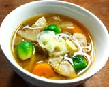アボカドと豆腐のお味噌汁 鮒ずしの飯入り作り方5写真