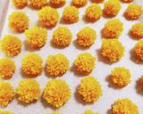かぼちゃあんで千日紅を絞りました作り方1写真