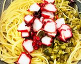 酢蛸の和風ペペロンチーノ作り方4写真
