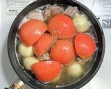 簡単です☆カレー用の豚肉と里芋のトマト煮作り方5写真