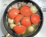 簡単です☆カレー用の豚肉と里芋のトマト煮作り方5写真