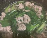 食べ応えあり！肉団子と野菜で中華スープ　作り方6写真