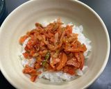 貝ユッケ丼作り方2写真