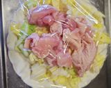 100円以下☆白菜煮浸し☆鶏ぶっかけ丼作り方1写真