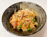 みょうがと大葉のごま醤油麹和え作り方3写真