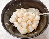 おつまみに♪ガリ入り♪小柱の塩麹和え巻き作り方2写真