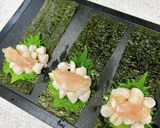 おつまみに♪ガリ入り♪小柱の塩麹和え巻き作り方6写真
