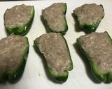 エバラ黄金の味で作るピーマンの肉詰め作り方1写真
