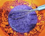 紫芋を使ってサーターアンダギー作り方4写真