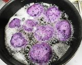 紫芋を使ってサーターアンダギー作り方6写真