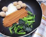 ワンパンカリオストロ風ミートボールパスタ作り方1写真