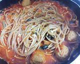 ワンパンカリオストロ風ミートボールパスタ作り方6写真