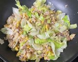 マルシンハンバーグのレタスチャーハン♫作り方7写真