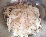 酢の物！梅干しと 大根の✾梅ポン酢和え✾作り方3写真