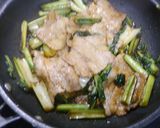 簡単！豚バラ小松菜の生姜焼き作り方5写真