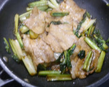 簡単！豚バラ小松菜の生姜焼き作り方5写真