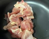 簡単☆ワンパン!鶏肉のケチャップ炒め弁当作り方1写真