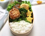 ふんわり乗せるだけ！立体的ワンちゃん弁当作り方3写真