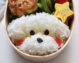 ふんわり乗せるだけ！立体的ワンちゃん弁当作り方8写真
