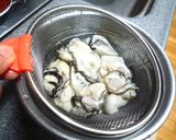 牡蠣と白菜のミルク煮作り方1写真