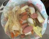 満腹冬野菜の包丁使わない野菜のにびたし作り方4写真