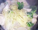 ②和ﾊﾟｽﾀ鶏大根と子持ｸﾗｹﾞ柚子胡椒作り方3写真