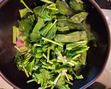 厚切りベーコンとほうれん草炒め作り方2写真