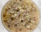 レンジでしめじとベーコンのリゾット 夜食作り方3写真