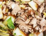 豚こま白菜の旨トロ炒め作り方6写真