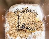 ふっくら簡単　米粉全粒粉のパン　HBで作り方1写真