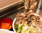 白菜とシラタキのチャプチェ風作り方1写真