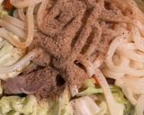 野菜たっぷり！だし香る焼うどん作り方3写真