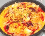 エソの擂り身天玉丼風　追い花椒辣醤作り方5写真