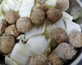 肉団子と白菜のとろとろ煮（圧力鍋使用）作り方1写真
