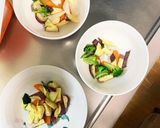 根菜茄子白菜簡単チリソース味温野菜サラダ作り方5写真