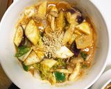 根菜茄子白菜簡単チリソース味温野菜サラダ作り方18写真