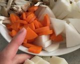 切り餅で！豚バラ大根のおこわ風作り方2写真